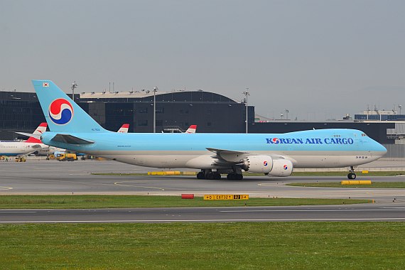 Korean Air Boeing 747-8F ERstlandung Wien HL7624_7 Foto PA Austrian Wings Media Crew