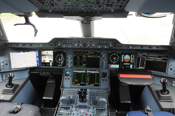 Airbus A350-900 Cockpit - Foto: Austrian Wings Media Crew Airbus A350-900 Cockpit - Foto: Austrian Wings Media Crew