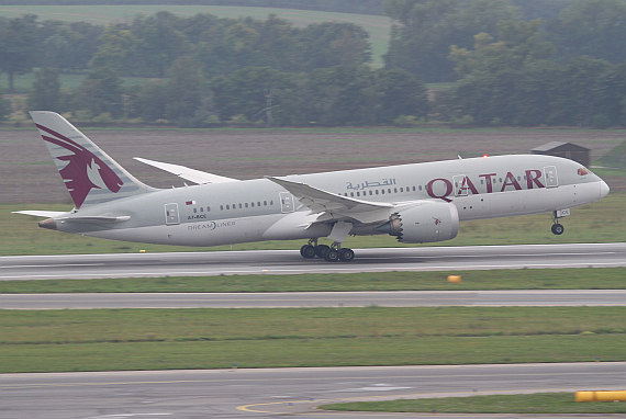 Nach wenigen Stunden verließ uns der Dreamliner wieder.