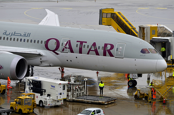 Der Dreamliner wurde auf D28 geparkt - Foto: David Pauritsch