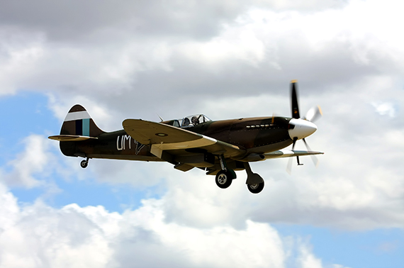 Spitfire XIV wie diese sollen in Burma in Kisten verpackt vergraben worden sein (Foto: PW)