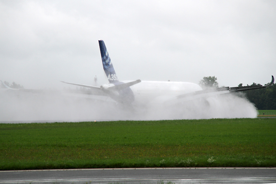 Airbus A350-900 in Linz