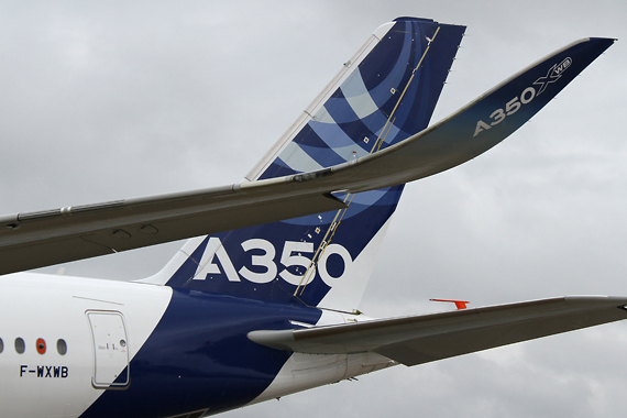 Airbus A350-900 in Linz