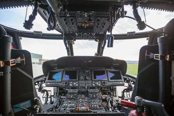 Cockpit des Black Hawk. Cockpit des Black Hawk.