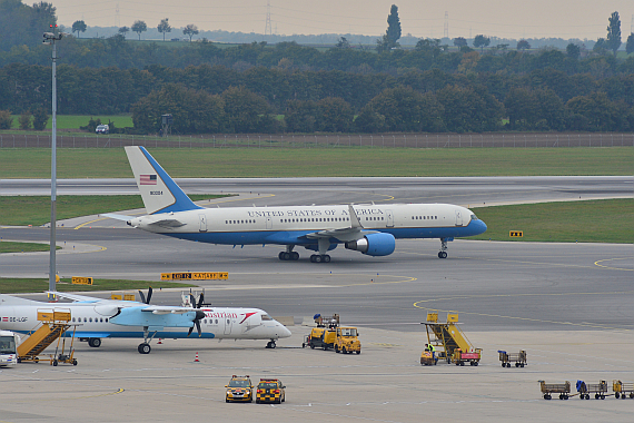 Air Foce II Boeing C-32 mit John Kerry in Wien - Foto: PA/Austrian Wings Media Crew Air Foce II Boeing C-32 mit John Kerry in Wien - Foto: PA/Austrian Wings Media Crew