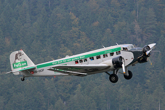 Die Tante Ju im Flug - Foto: Christian Schöpf Die Tante Ju im Flug - Foto: Christian Schöpf
