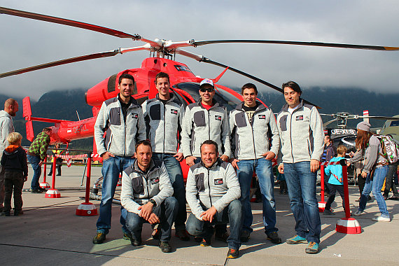 Das Team von Heli-Austria mit Roy Knaus - Foto: Christian Schöpf Das Team von Heli-Austria mit Roy Knaus - Foto: Christian Schöpf