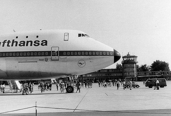 Die "Hessen", aufgenommen am 12. Juli 1970 in Nürnberg - Foto: Archiv Flughafen Nürnberg
