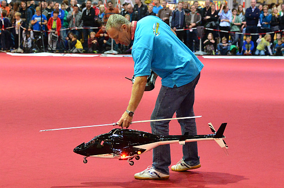 Auch "Airwolf" war bei den Flugvorführungen zugegen.