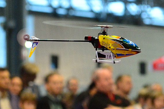 Modellbaumesse 2014 Hubschrauber im Flug Foto PA Austrian Wings Media Crew