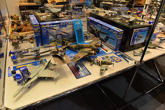 Modellbaumesse 2014 Revell Modelle Foto PA Austrian Wings Media Crew