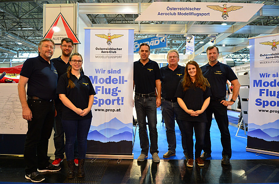 Der Österreichische Aeroclub war natürlich ebenfalls mit einem eigenen Stand vertreten. Das kompetente Team beantwortete alle Fragen interessierter Gäste ausführlich.