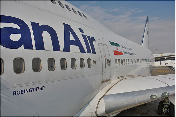 Iran Air 747SP Letzter Flug Detail Günther Pitterka
