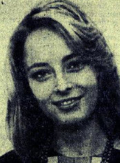 Rita-Maria Selbach, 22 Jahre alt; die hübsche junge Frau flog erst seit August 1973 als Flugbegleiterin - Foto: Archiv