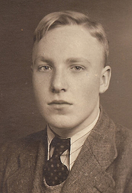 Rüdiger Treher, er wurde nur 19 Jahre alt und starb beim Absturz seiner BF-109D nahe Fischamend (Foto: Archiv R. Ster)
