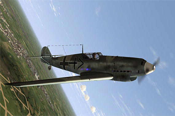 Eine BF-109D wie sie auch Rüdiger Treher bei der Jagdfliegerschule 5 geflogen hat (Symbolbild: PW) Eine BF-109D wie sie auch Rüdiger Treher bei der Jagdfliegerschule 5 geflogen hat (Symbolbild: PW)