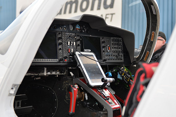 Cockpit Diamond Da50 Erstflug Foto PA Austrian Wings Media Crew