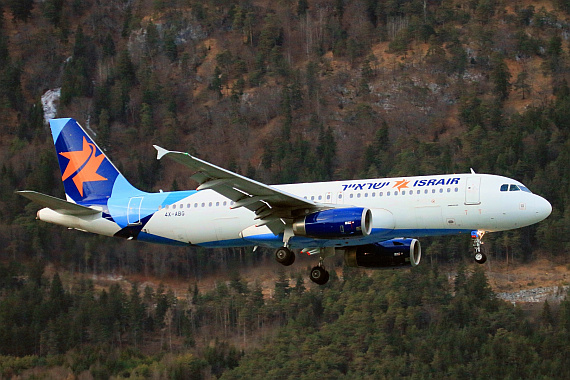 LOWI 16.01.15 Israir A320 4X-ABG landing 08 Foto Christian Schöpf