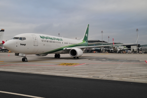 Irak’s Regierung erschien in dieser B737-800, YI-ASF der Iraqi Airways