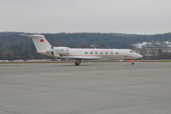 Türkische Regierung mit der Gulfstream G550, TC-CBK