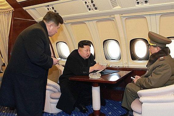 Nordkorea IL-62 Foto staatliche Nachrichtenagentur