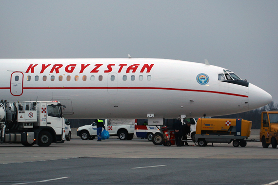 Kirgistan Tupolew TU154 von Kyrgyzstan Reg.: EX-00001 Christian Zeilinger / Austrian Wings Media Crew