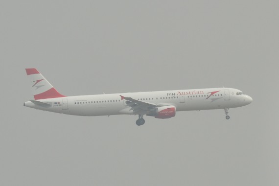 New Colours AUA Austrian Airlines OE-LBC Ankunft Foto PA Austrian Wings Media Crew