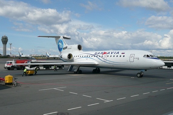 Die „neue“ Lackierung der SarAvia, welche aber nicht für die Embraer Maschinen übernommen wurde.
