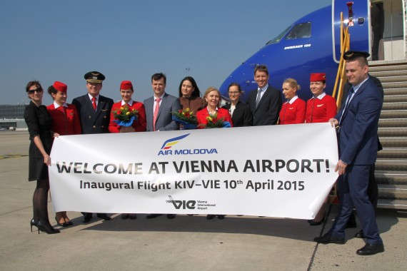 Air Moldova nimmt Flugverbindung Wien-Chisinau wieder auf - Foto: Austrian Wings Media Crew