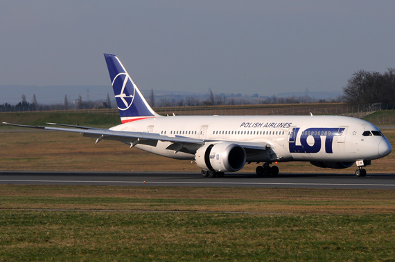 LOT Boeing 787-8 Dreamliner in Wien - Foto Austrian Wings Media Crew