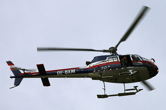 Einsatzübung Inndamm 2015 Innsbruck Foto Christian Schöpf_12 OE-BXM Flugpolizei