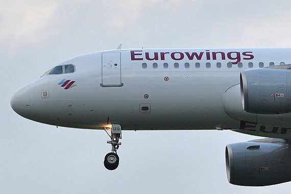 Die Eurowings-Maschinen sollen mit OE-Kennzeichen unterwegs sein.