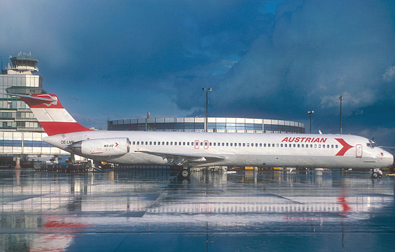 AUA AUstrian Airlines MD-82 Foto AUA