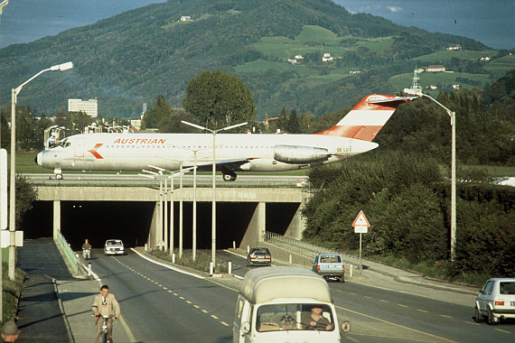 AUA Austrian Airlines DC-9-32 Foto Archiv Austrian Airlines