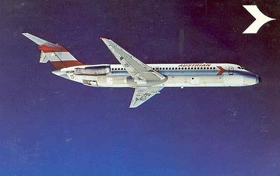 DC-9-32 im Flug.