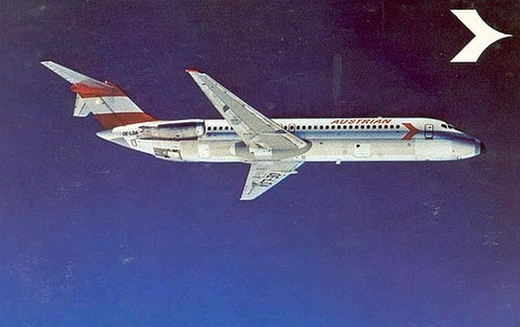 DC-9-32 im Flug. DC-9-32 im Flug.