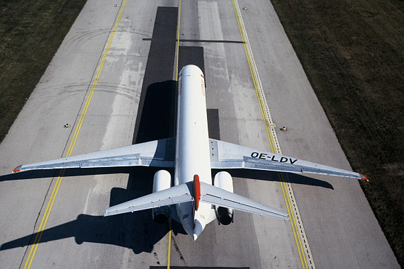 AUA Austrian Airlines MD-80 Foto Archiv Austrian Airlines