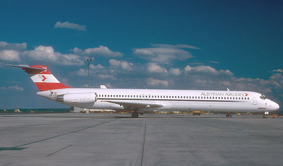 AUA Austrian Airlines MD-80 OE-LDX new colors Foto AUA AUA Austrian Airlines MD-80 OE-LDX new colors Foto AUA