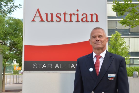 AUA-Bordbetriebsratschef Karl Minhard