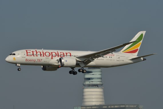 Aktuell fliegt Ethiopian Airlines mit Boeing 787 Dreamliner nach Wien - Foto: Huber / Austrian Wings Media Crew