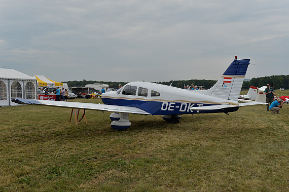 Flugplatzfest STockerau 2015 Foto Huber Austrian Wings Media Crew Piper OE-DKT