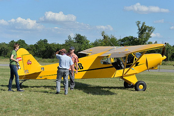 Flugplatzfest Stockerau 2015 28062015 Foto Huber Austrian Wings Media Crew AAM Piper Cub OE-CUB_2