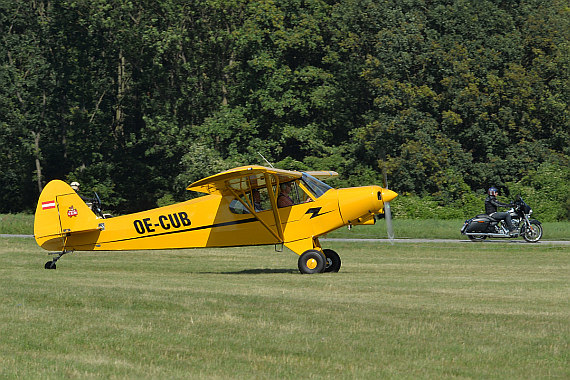 Flugplatzfest Stockerau 2015 28062015 Foto Huber Austrian Wings Media Crew AAM Piper Cub OE-CUB_5