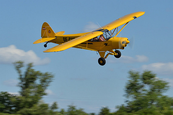 Flugplatzfest Stockerau 2015 28062015 Foto Huber Austrian Wings Media Crew AAM Piper Cub OE-CUB_9