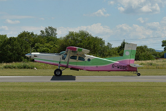 Flugplatzfest Stockerau 2015 28062015 Foto Huber Austrian Wings Media Crew G-WGSC Pilatus PC-6 Porter