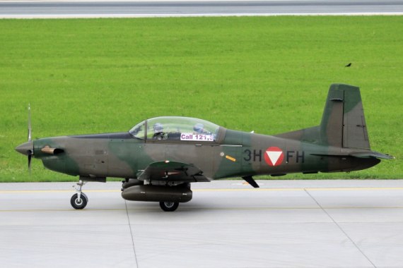 LOWI 11.06.15 Bundesheer Pilatus PC7 3H-FH Bilderbergertreffen 2015 Foto Christian Schöpf