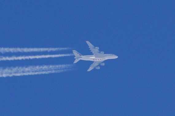 A380 von Qatar auf Reiseflughöhe - Foto: Christian Schöpf für Austrian Wings A380 von Qatar auf Reiseflughöhe - Foto: Christian Schöpf für Austrian Wings
