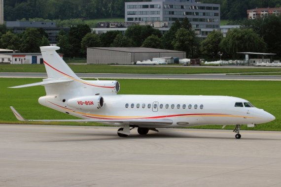 LOWI 11.06.15 VQ-BSN Shell Oil Company Falcon 7X Bilderbergertreffen 2015 Foto Christian Schöpf