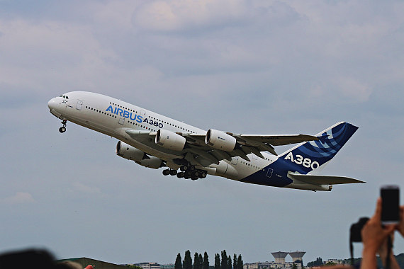 A380 beim Start - Foto: Sebastian Gutmann A380 beim Start - Foto: Sebastian Gutmann