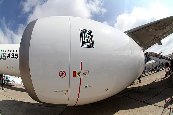 Rolls Royce Triebwerk eines A350 - Foto: Thomas Ranner Rolls Royce Triebwerk eines A350 - Foto: Thomas Ranner